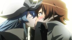 Esdeaths second kiss with Tatsumi