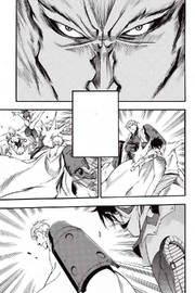 Budo trains Green, and Poney, and Tsukushi in hand to hand combat