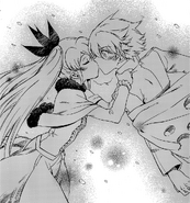 Mine kissing Tatsumi