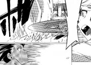 Akame ga Kill! Zero Chapter 11 - Cornelia attacks Taeko with air pressures creates by Crushing King