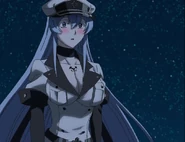 Esdeath blushingly lovestruck