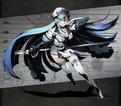 drawnielart - Akame ga Kill - Esdeath