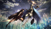 Akame clashes with Esdeath Anime Exclusive