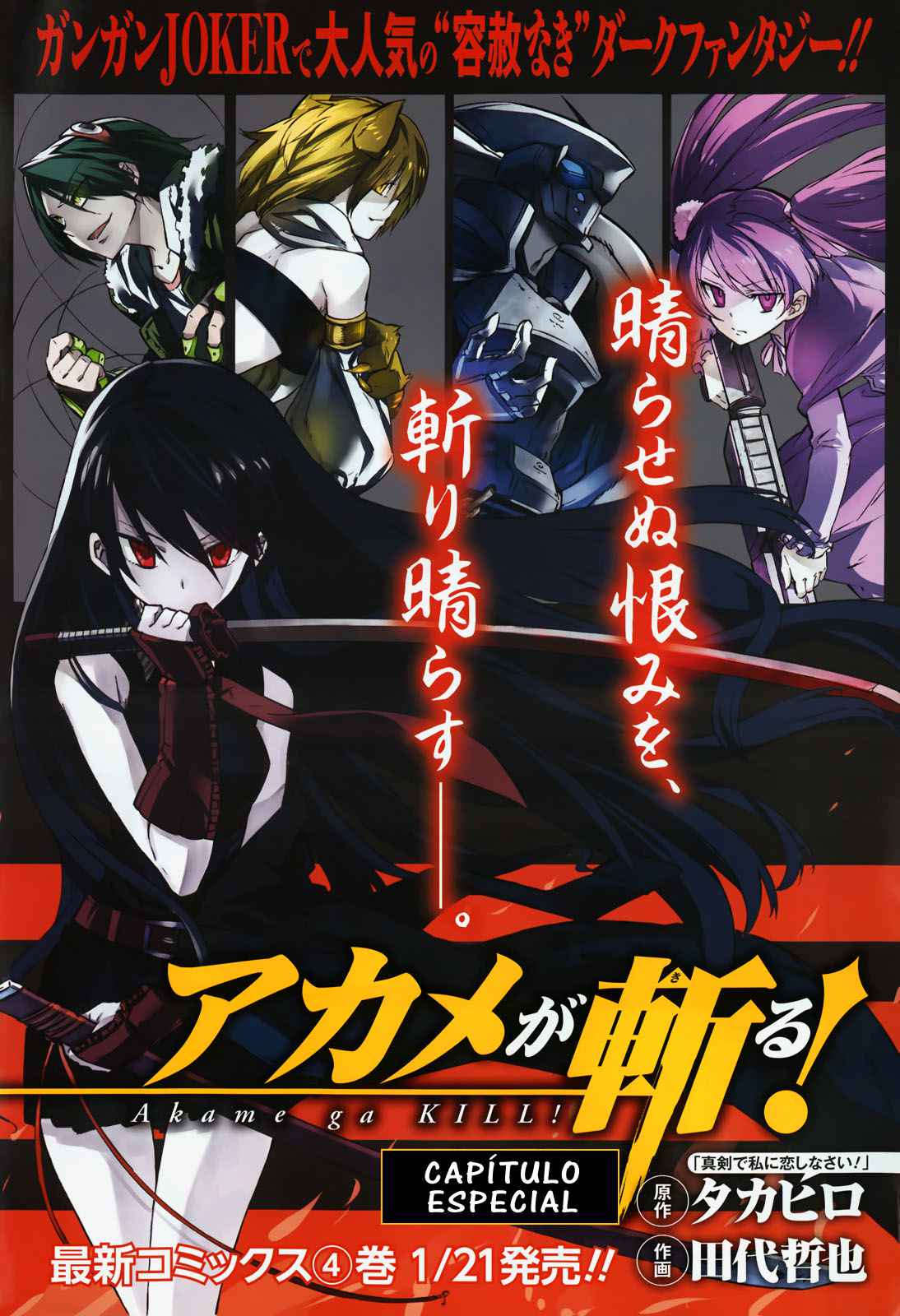 Último capítulo de Akame ga Kill tem data de lançamento revelada
