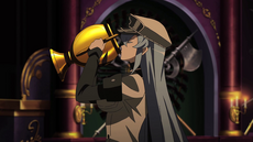 Esdeath bebiendo el Extracto del Demonio