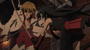 Akame clashes with Holimaca