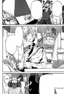 Najasho reading books while orders his allies around