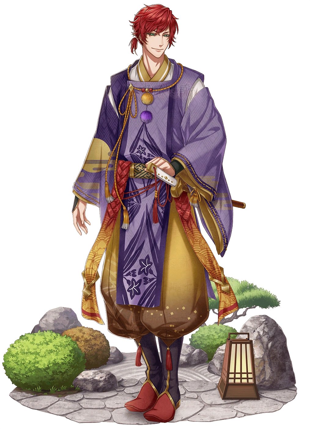 Fujiwara no Michinaga (Demon) Reciting With You in the Glowing Red