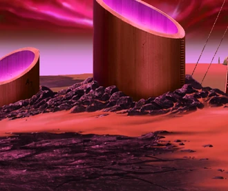 Antarctic Base - Evening