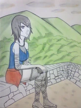 Kurohana sin el atuendo de Akatsuki Afterlife.