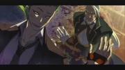 Shiro y Hashimoshi discuten