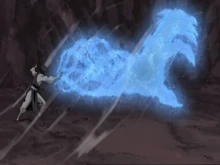 Inoue entrena su elemento viento.