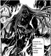 Satariel se ofrece como sacrificio para el jutsu