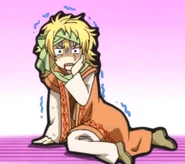 Zeno's reaction after getting hit by Hak