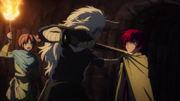 Seiryuu hesitates to kill Yona