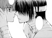 Hak attempts to kiss Yona
