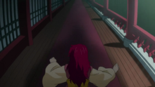 Yona is chased by an unknown person