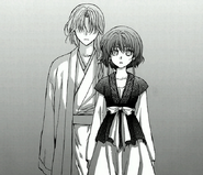 Soo-Won appears behind Yona in Hak's dream