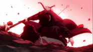 Yona saved by Hak from an arrow