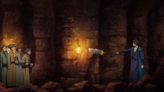 Hak tells the villagers to tell the truth.