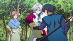 Yona is saved by Hak and Kija