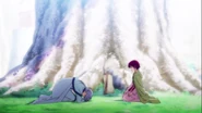 Yona as Kija's long-awaited master