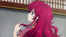 Yona complains about her unruly red hair