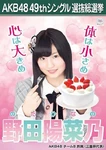 9th SSK Noda Hinano.jpg (41 KB) 9th Senbatsu Election (2017)