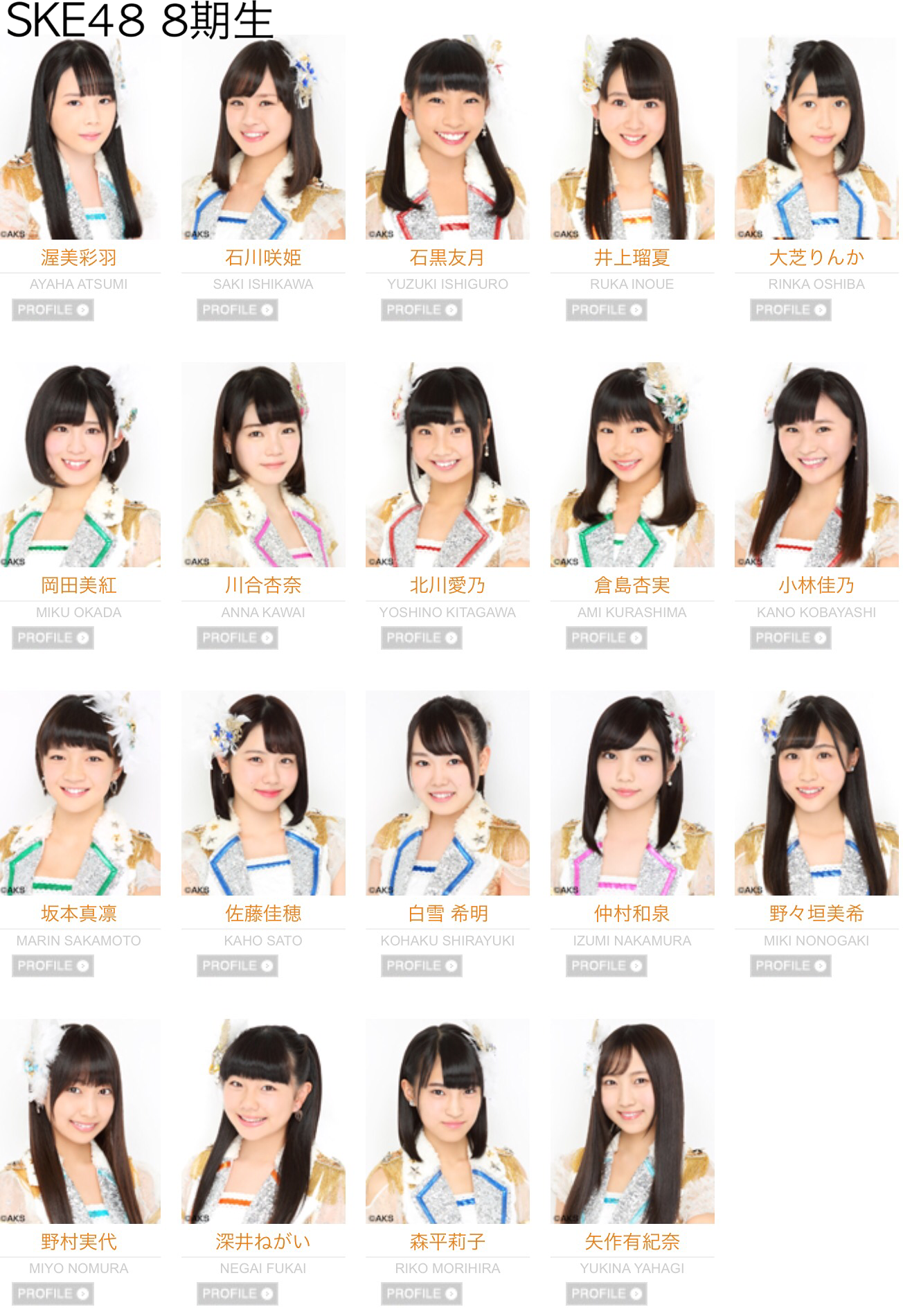 Ske48 8期生 Akb48 Wiki Fandom