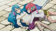 Nagisa trying to protect Chieri.