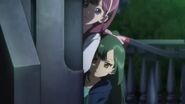Yukirin and Takamina spying on Yuuko.