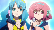 Chieri and Nagisa at the show.