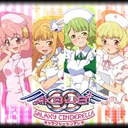 Suzuko, Orine, Sonata, and Yuka Galaxy Cinderella of nurse uniform.