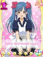 Mayuyu Galaxy Cinderella of waitress uniform.