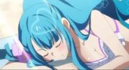 Chieri Sleeping On The Beach