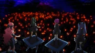 Akb0048.854.jpg (60 KB) Kojiharu, Takamina, Mariko, and Mayuyu against the angry crowd.