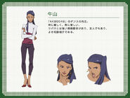 Ushiyama's character design.