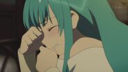 Chieri crying.