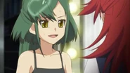 Takamina talking to Kanata.
