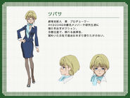 Tsubasa's character design.