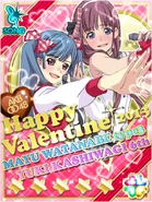 Mayuyu and Yukirin Galaxy Cinderella of valentine's day 2013.
