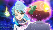 Nagisa and Chieri singing.