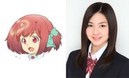 Nagisa and her Seiyuu, Karen Iwata