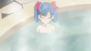 Mayuyu in the bath.