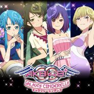 Chieri, Yuihan, Acchan, and Mariko Galaxy Cinderella of date.