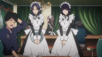 Ranko and Nagi as younger maids