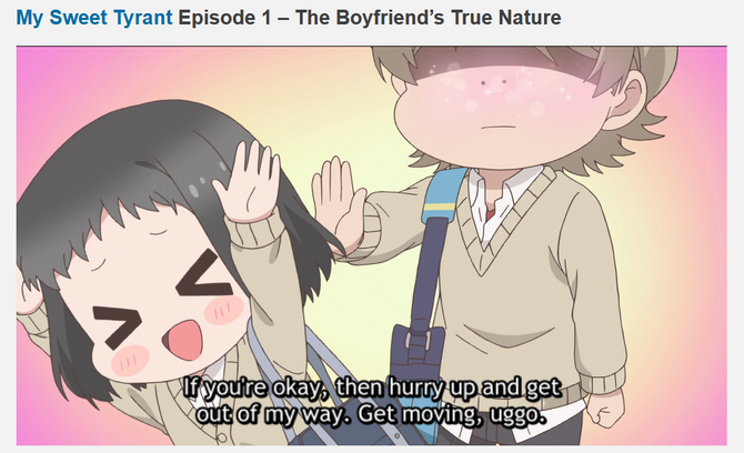 My Sweet Tyrant The Boyfriend's True Nature - Watch on Crunchyroll