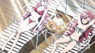 Haruki and Isuke tanning