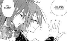 Isuke declaring her name as being cool.