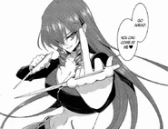 Isuke challenging Azuma